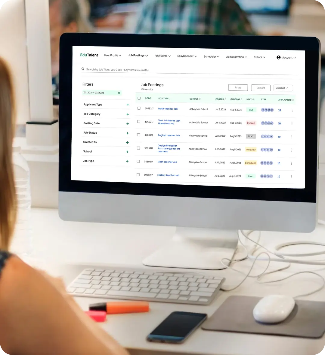 Educator Recruitment Platform