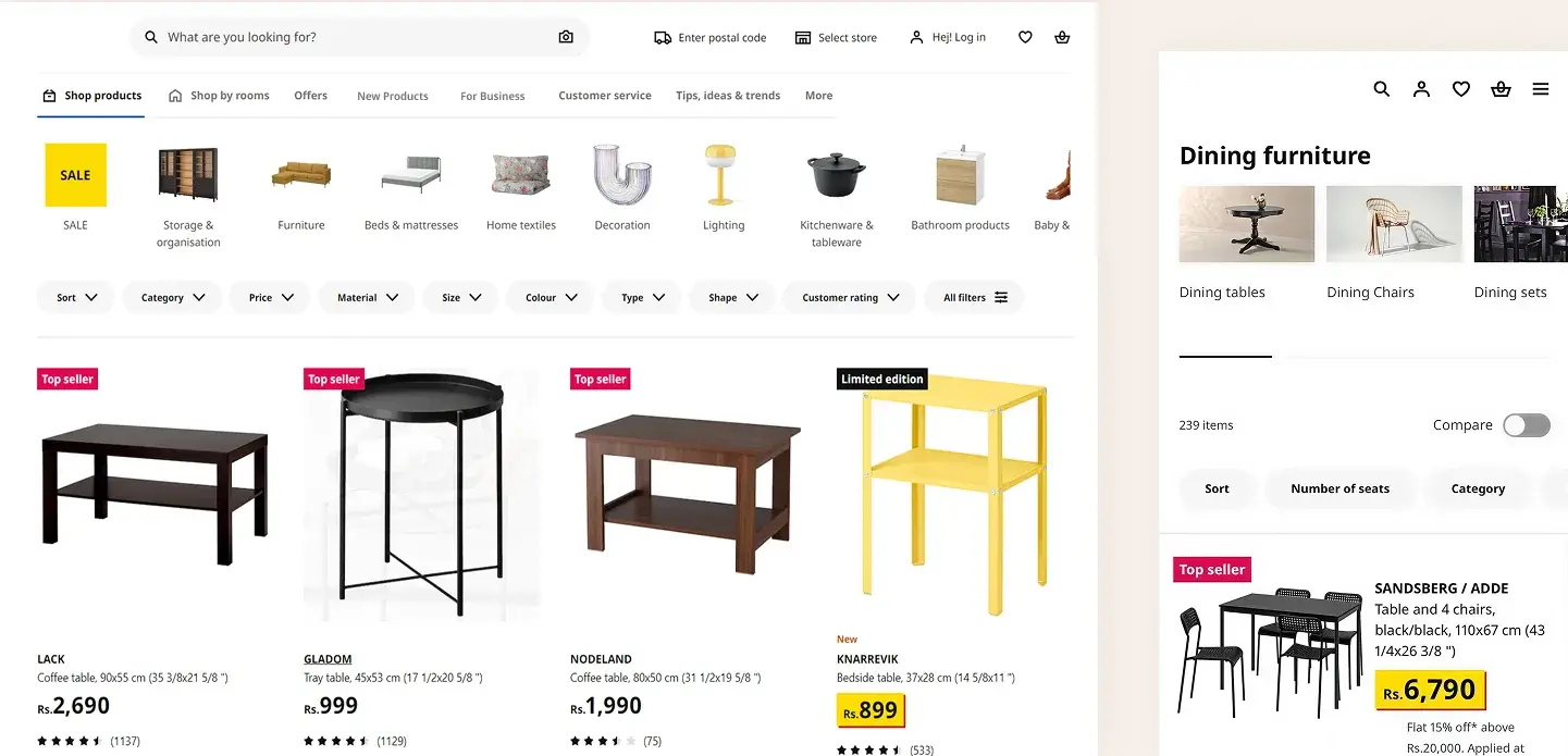Furniture Selling Ecommerce Platform