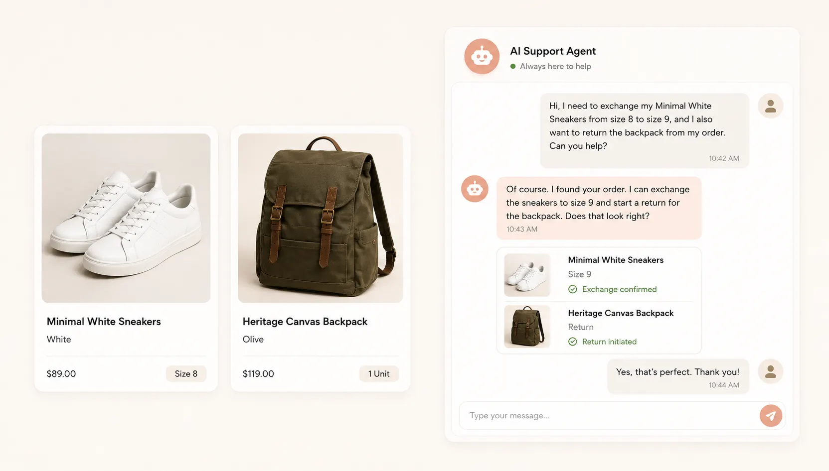 AI Agent for Ecommerce Returns